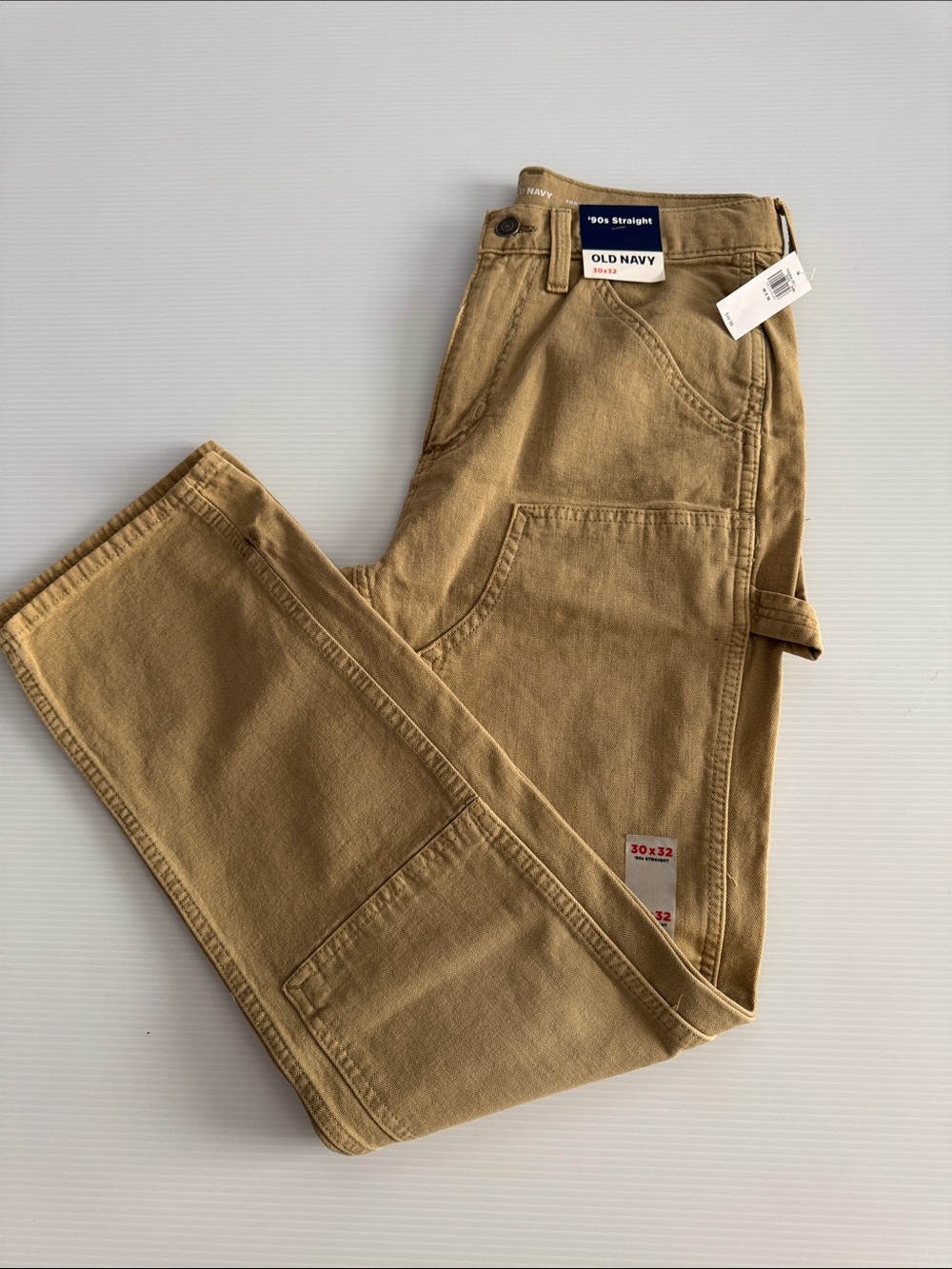 Old Navy Men's Khaki Carpenter Chinos - Tan
